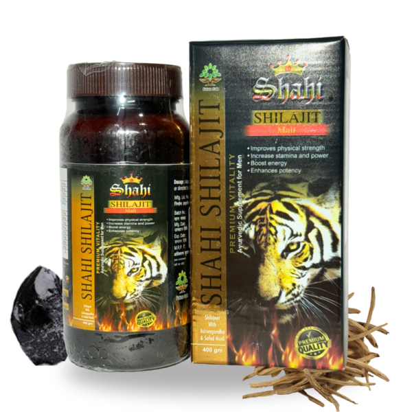 Shahi Shilajit Malt with Ashwagandha & Safed Musli 400gm