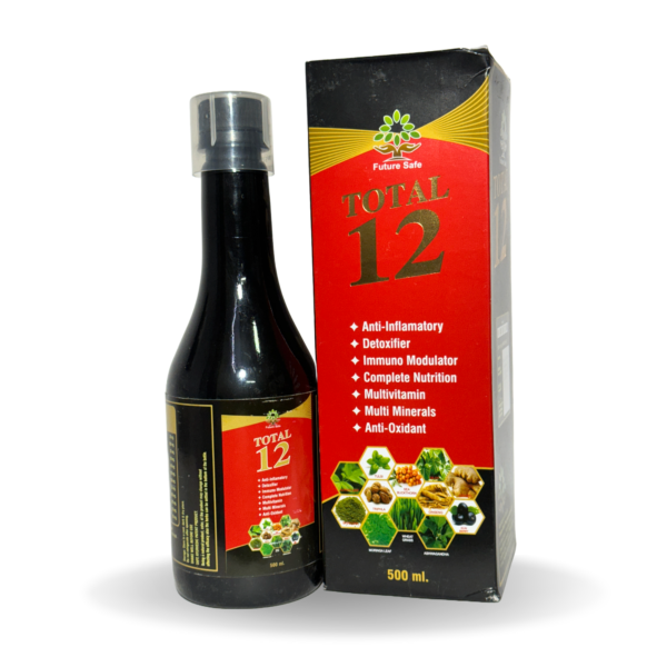 Total12 Ayurvedic Multivitamin | Anti Oxidant | Immuno Booster | Detoxifier | Multi Minerals & Anti Inflamatory Syrup 500 ml (Pack of 1) - Image 2