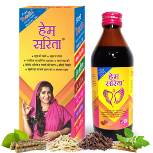 Hem Sarita Ayurvedic Syrup for Women Health 300ML (Strawberry)